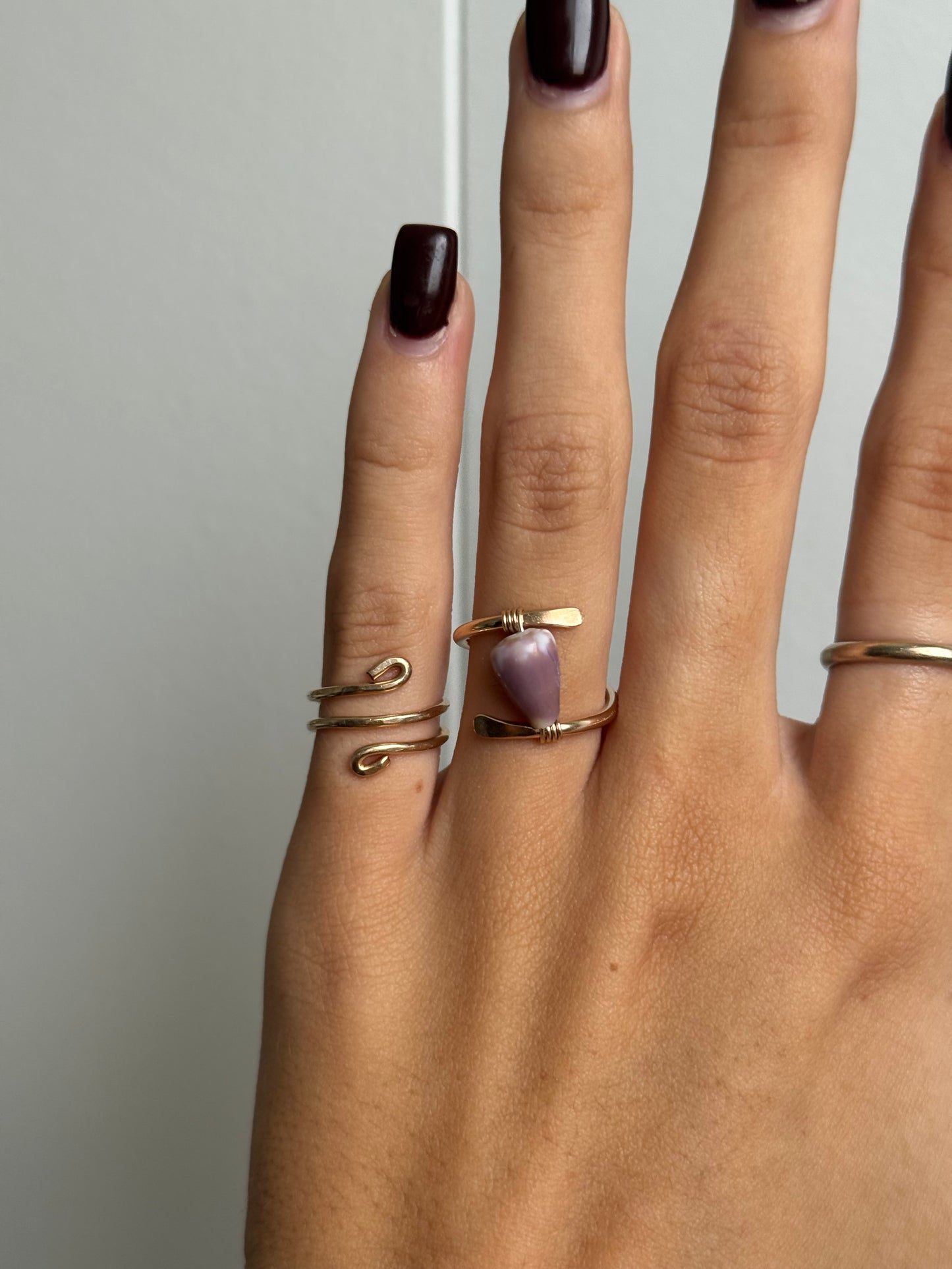 5 Purple Wrap Ring