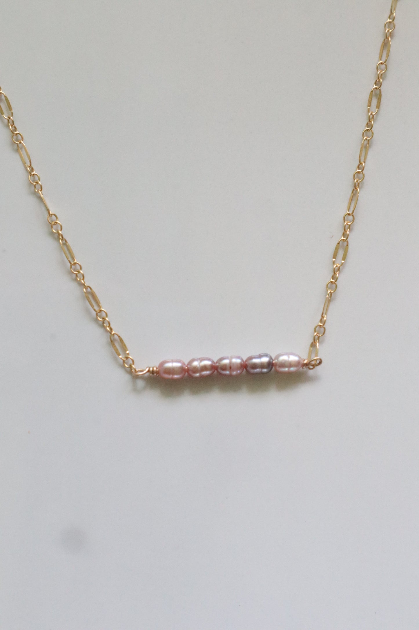 Pink Pearl Necklace