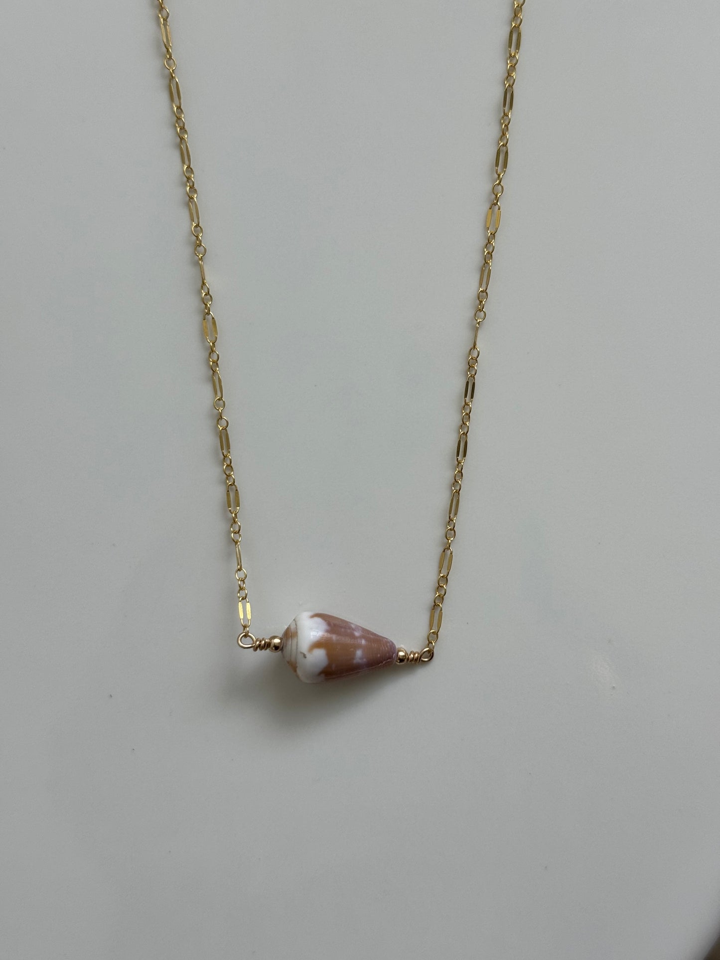 Purple Shell Necklace