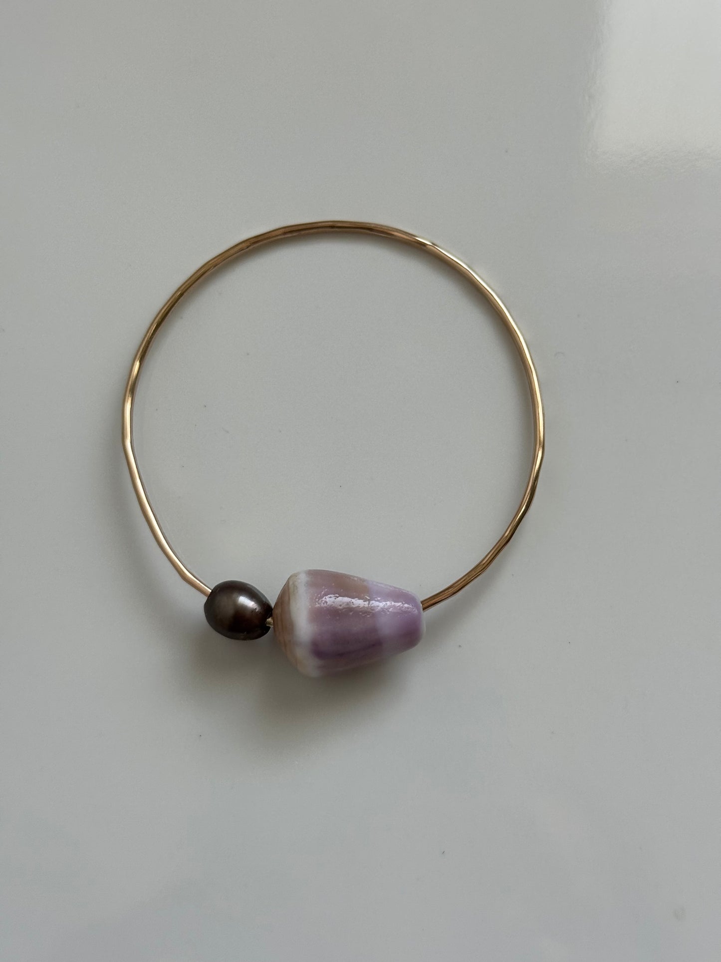 7 Pearl/Pink Bangle