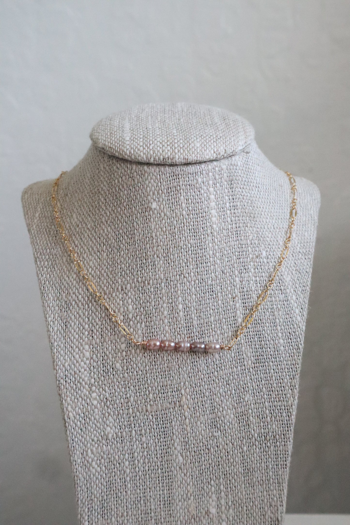 Pink Pearl Necklace