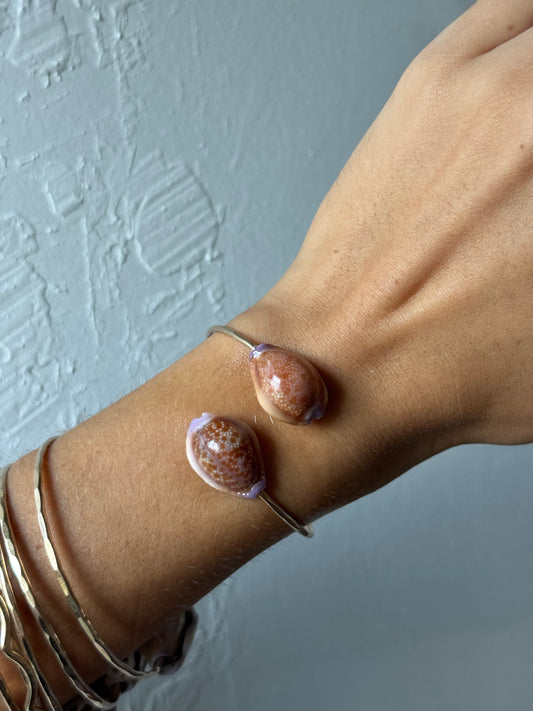 Honey Cowrie Cuff