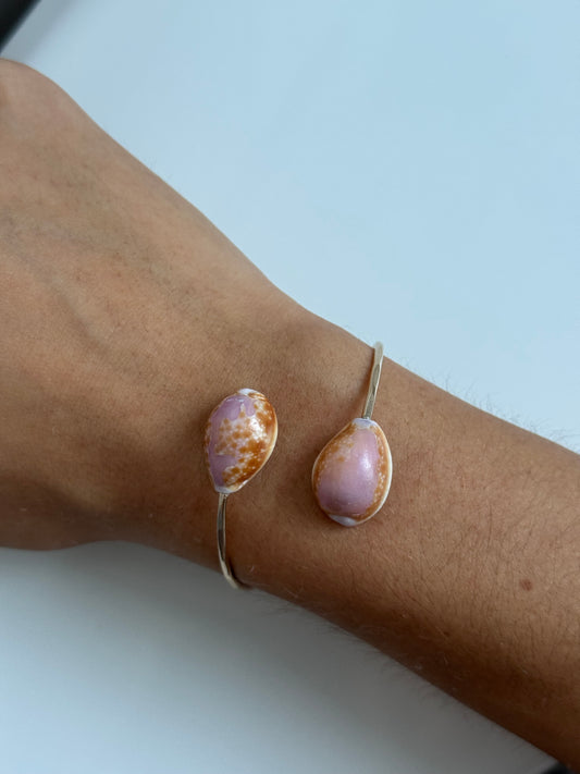 Honey Cowrie Cuff