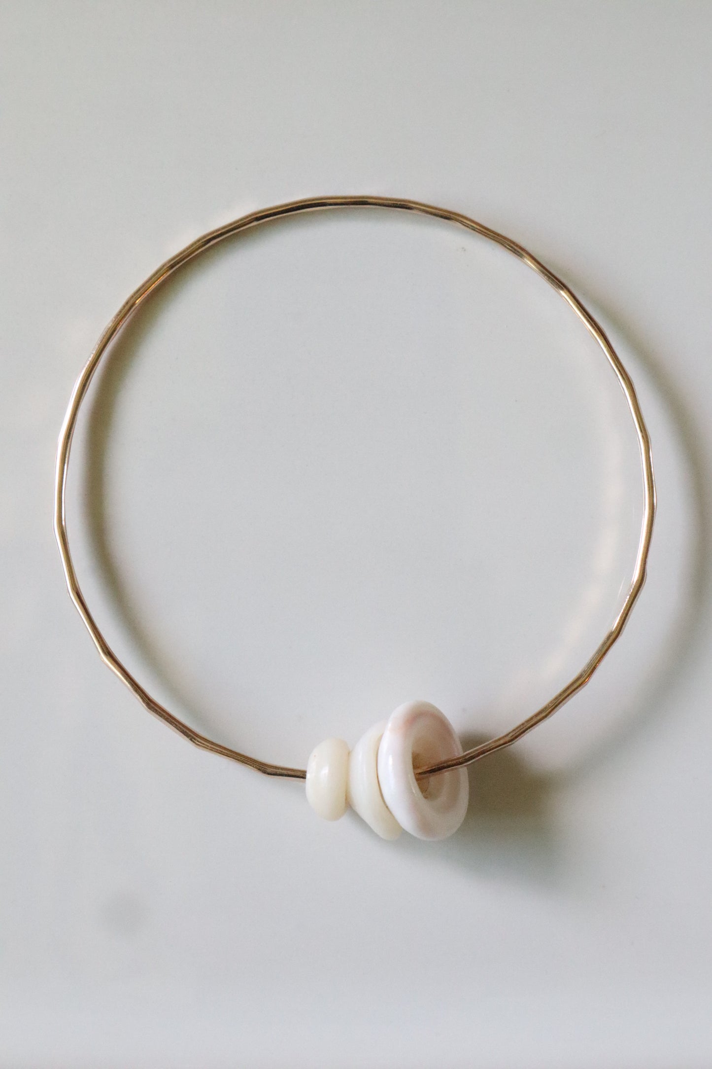 7.75 Puka Shell Bangle